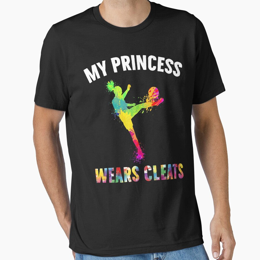 Colorful Soccer Girl – My Princess Wears Cleats by LashondaGreen89