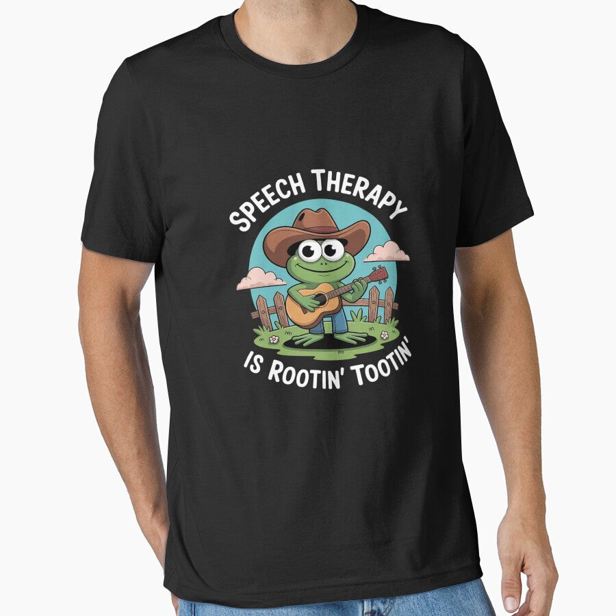 Occupational Therapy Is Rootin' Tootin' Western Cowboy Frog by BubblePancake T-Shirts, Hoodie, Sweatshirt (Image 1)