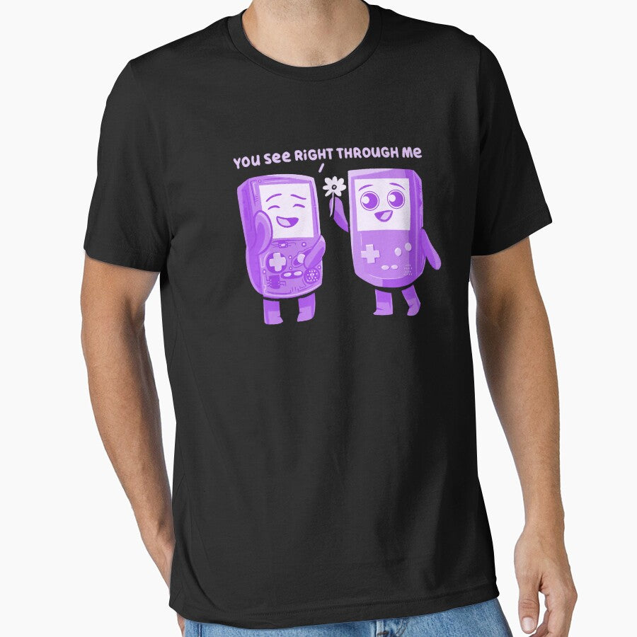 Retro gaming you see right through me by abowersock T-Shirts, Hoodie, Sweatshirt | BlankRebels.com (Image 1)