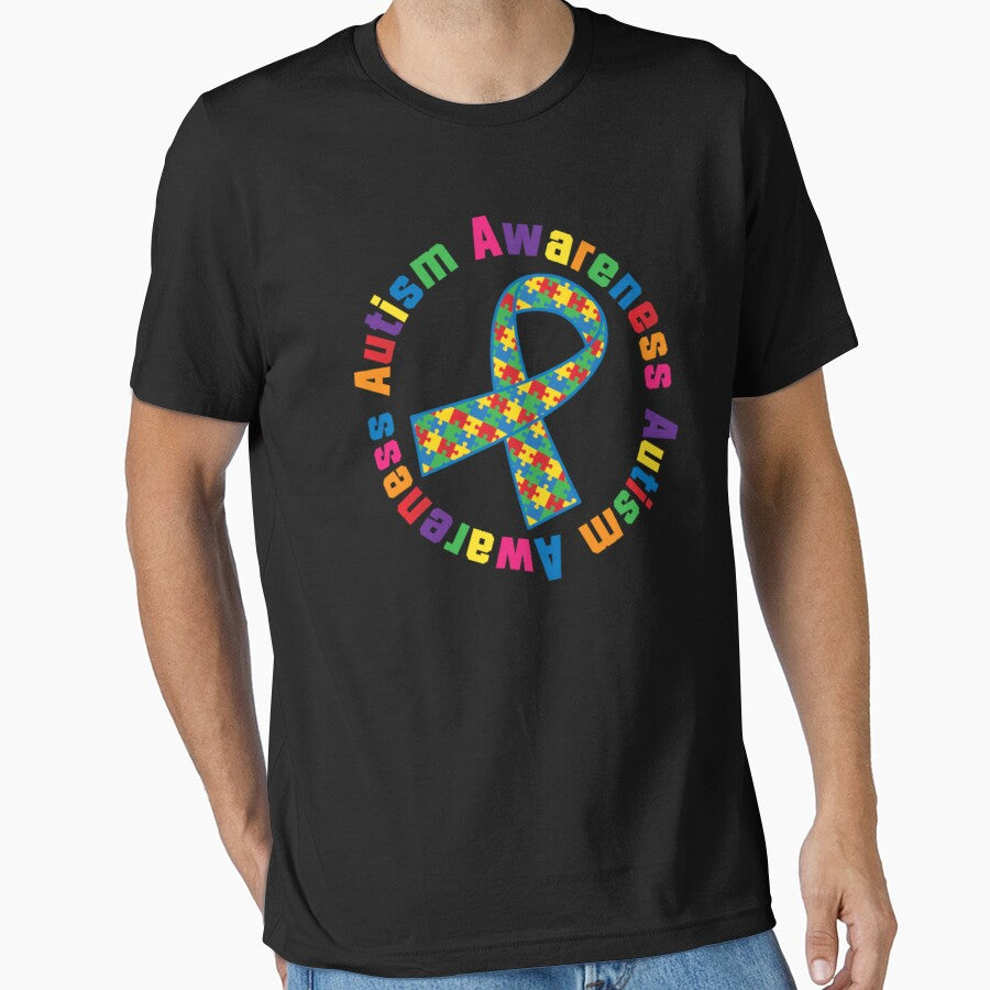 Autism Awareness Puzzle Ribbon Women's by aryagiri T-Shirts, Hoodie, Sweatshirt | BlankRebels.com (Image 1)