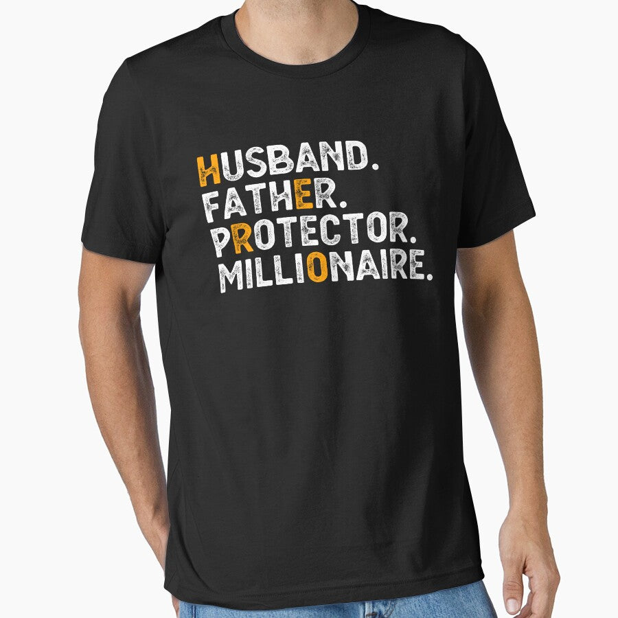 Husband Father Protector Millionaire Investor Investing Stock Market Crypto Trader Real Estate Funny Gift by... (Image 1)