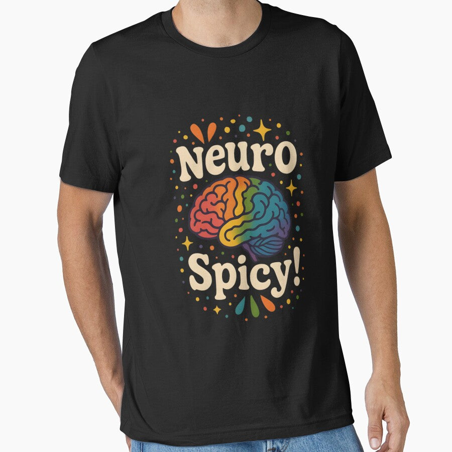 Neuro Spicy Brain Design – Funny Rainbow ADHD Autism Awareness by Charisma Enigma T-Shirts, Hoodie, Sweatshirt (Image 1)