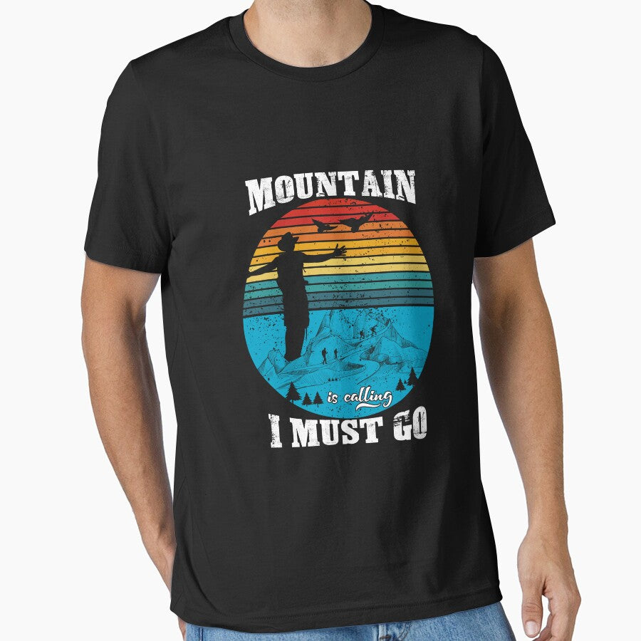 Mountain Is Calling I Must Go by RED FIR T-Shirts, Hoodie, Sweatshirt | BlankRebels.com (Image 1)