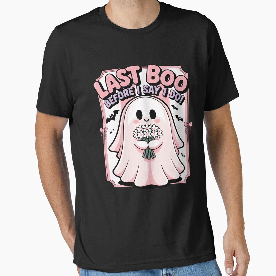 Last Boo Before I Say I Do Bride Ghost Halloween Bach Party by tabdejinti T-Shirts, Hoodie, Sweatshirt (Image 1)