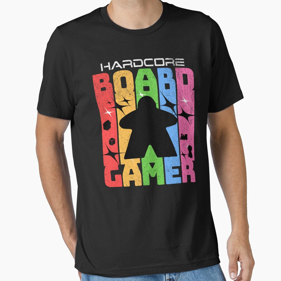 Hardcore Board Gamer - Meeple lover by Zanda-Nerd-Shop T-Shirts, Hoodie, Sweatshirt | BlankRebels.com (Image 1)