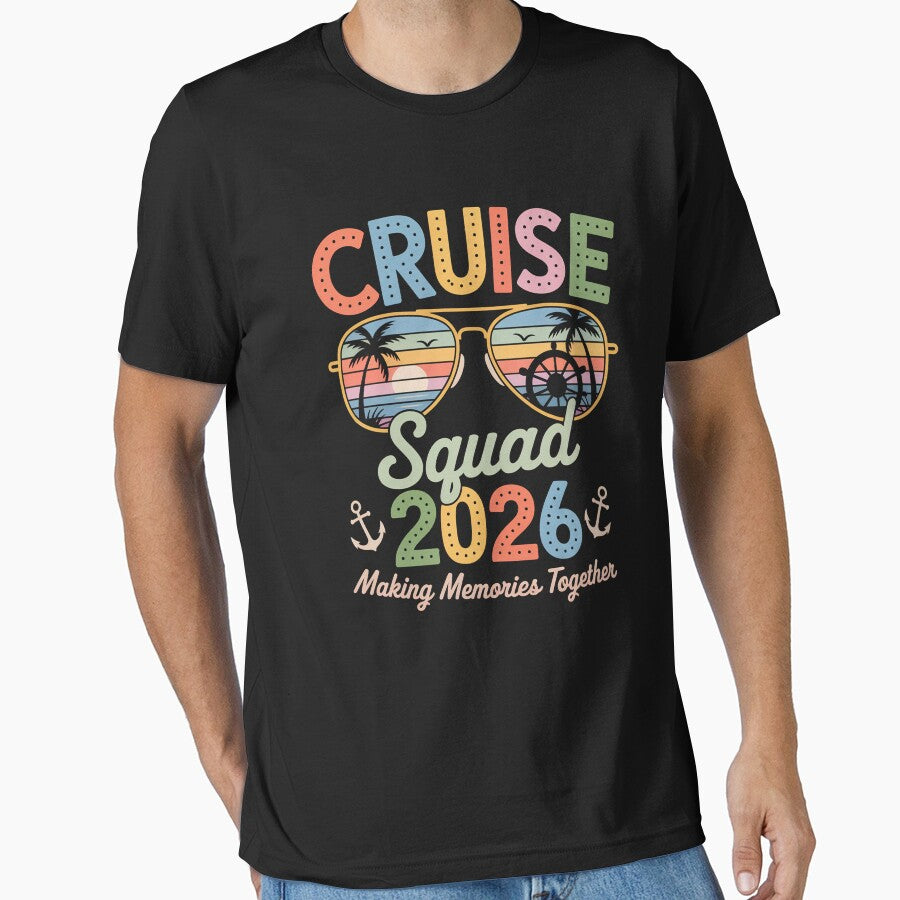 Cruise Squad 2026 Family Group Matching Summer Vacation by DianaStantzo T-Shirts, Hoodie, Sweatshirt (Image 1)