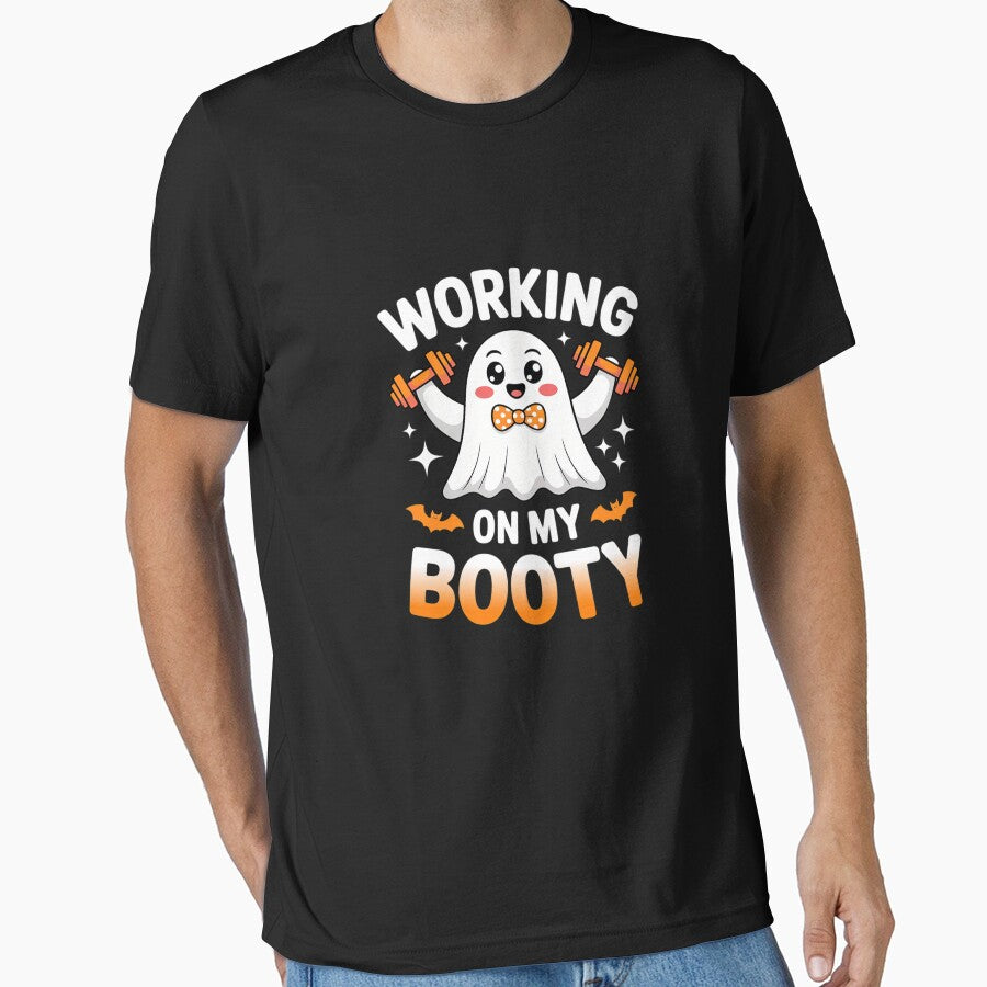 Boo Working My Booty Gym Fitness Halloween T-Shirts, Hoodie, Sweatshirt