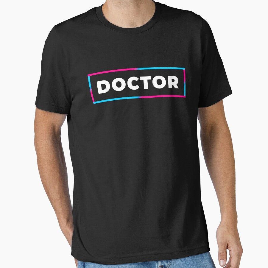 Doctor retro gradient frame by SVPOD T-Shirts, Hoodie, Sweatshirt | BlankRebels.com (Image 1)