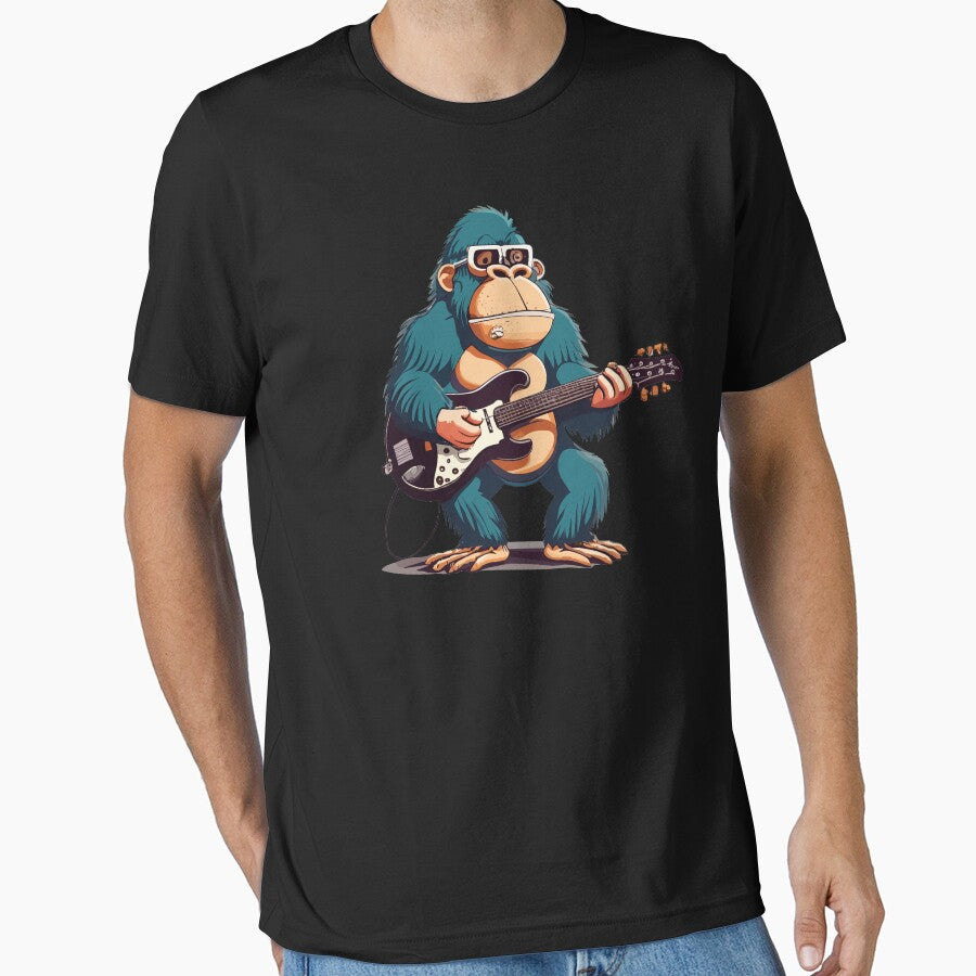 Guitar Gorilla by WenegeeDesigns T-Shirts, Hoodie, Sweatshirt | BlankRebels.com (Image 1)
