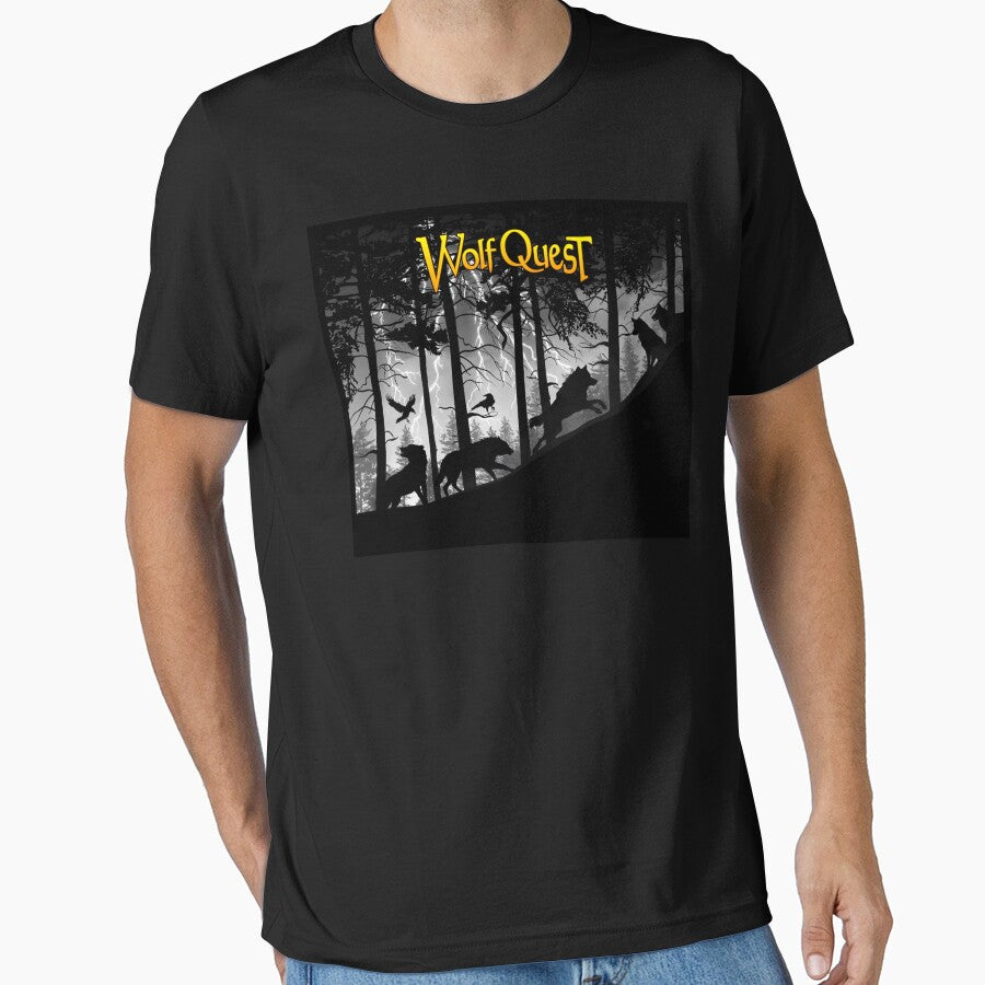 Wolf Pack in Storm - WolfQuest Dream by WolfQuest T-Shirts, Hoodie, Sweatshirt | BlankRebels.com (Image 1)