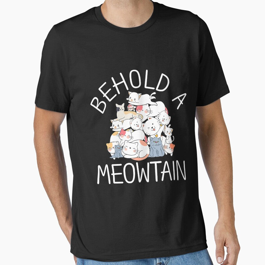 Behold a Meowtain Shirt Cute Cat T-Shirt by traceyk3cch Hoodie, Sweatshirt | BlankRebels.com (Image 1)