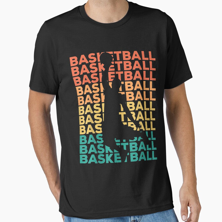 Retro Vintage Basketball Gift For Basketball Players by Marmion434423 T-Shirts, Hoodie, Sweatshirt (Image 1)