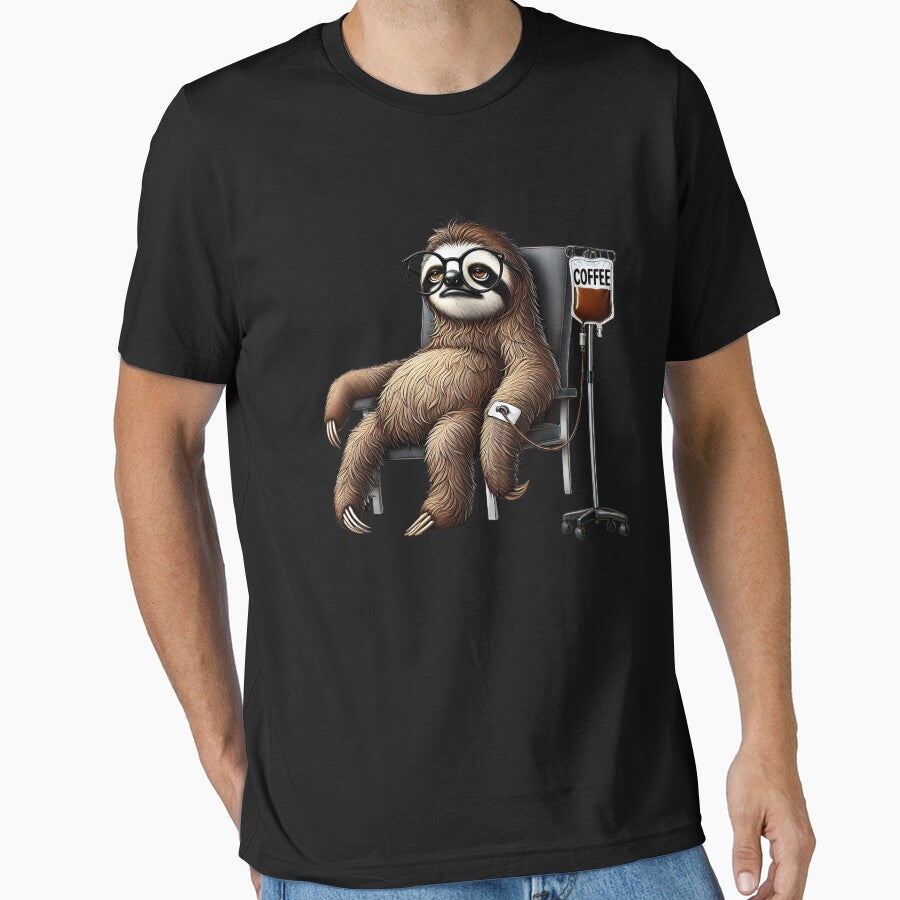 Funny Sloth IV Coffee Drink Animal Lover by Kimberley King Art  King Art T-Shirts, Hoodie, Sweatshirt (Image 1)