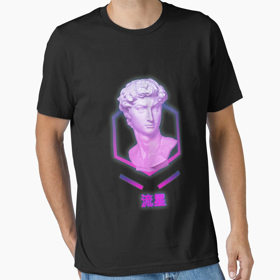 Vaporwave Aesthetic Statue by yaekus