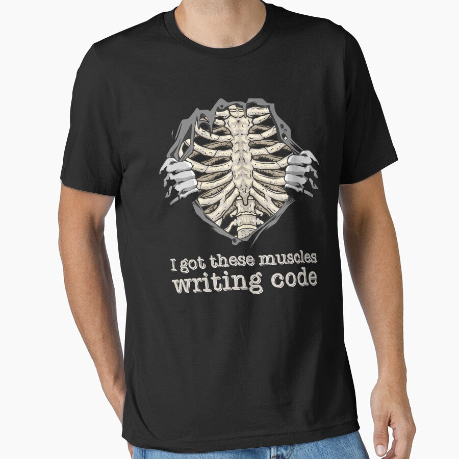 I Got These Muscles Writing Code for Nerd Geek Web Developer by buy-on-demand T-Shirts, Hoodie, Sweatshirt (Image 1)