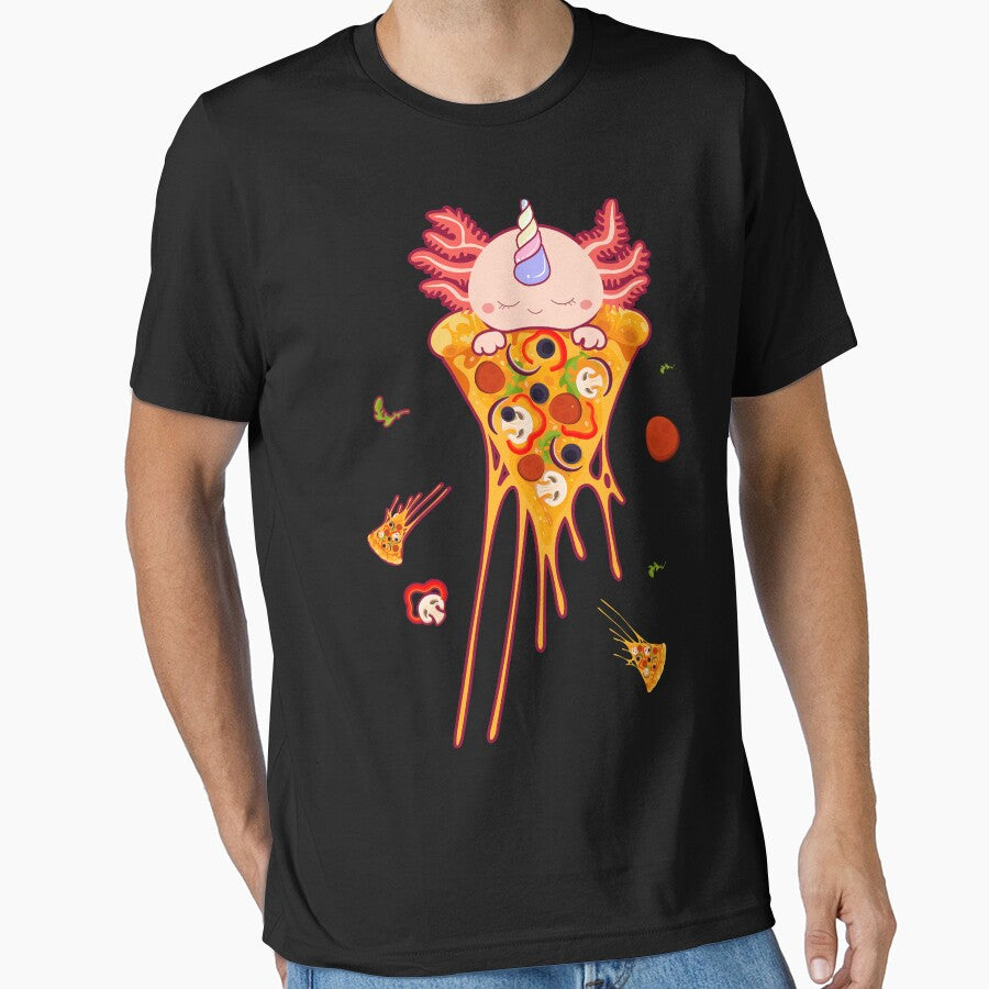 Axolotl Unicorn Pizza by mpsobject T-Shirts, Hoodie, Sweatshirt | BlankRebels.com (Image 1)