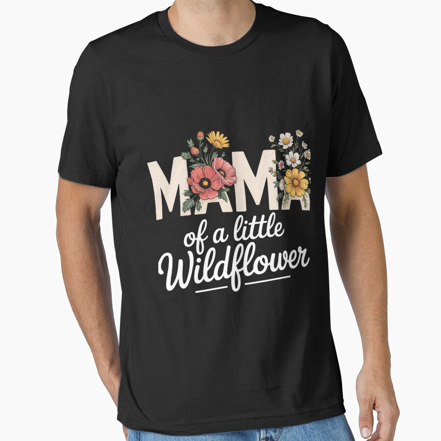 Mama Of A Little Wildflower Girls Women Family Matching by portcrysral T-Shirts, Hoodie, Sweatshirt (Image 1)