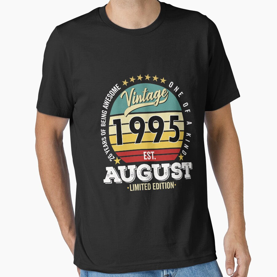 26 Years Of Being Awesome - One Of A Kind Limited Edition - 1995 Vintage 26s Retro, Classic, Cool, August... (Image 1)