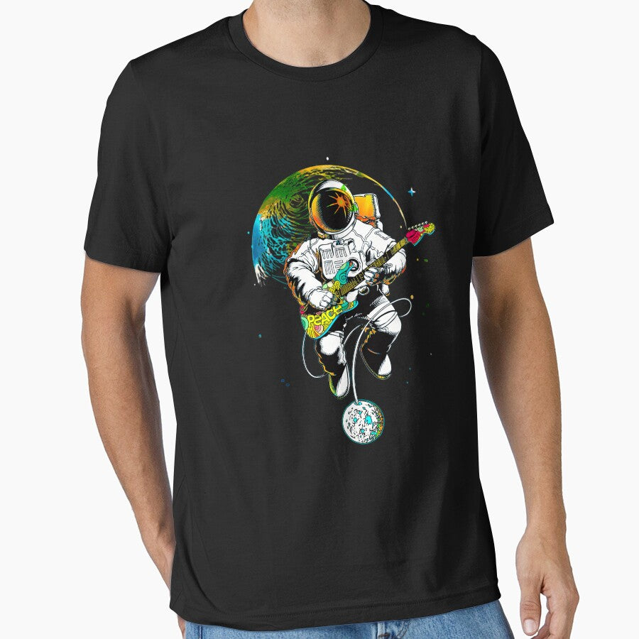 Astronaut Guitar In Space. Astronaut Guitar Love Rock N Roll by LifesTees T-Shirts, Hoodie, Sweatshirt (Image 1)