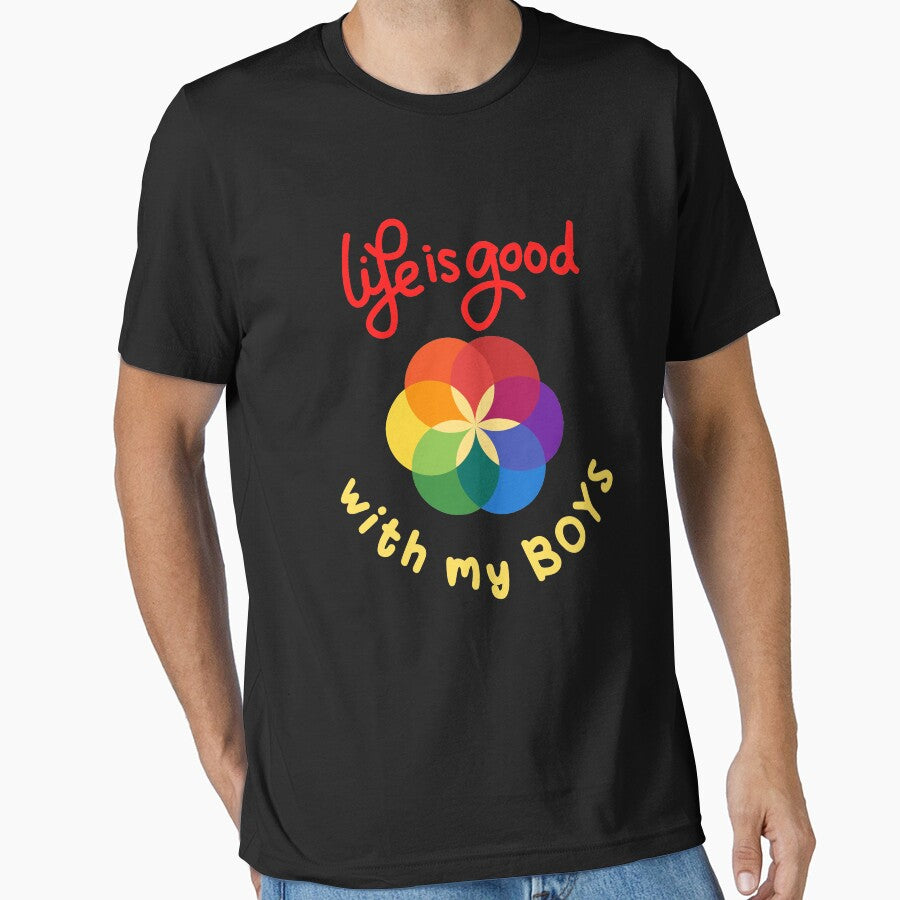 Life is better with my Boys Nice gift parents T-shirt by lhousshop Hoodie, Sweatshirt | BlankRebels.com (Image 1)