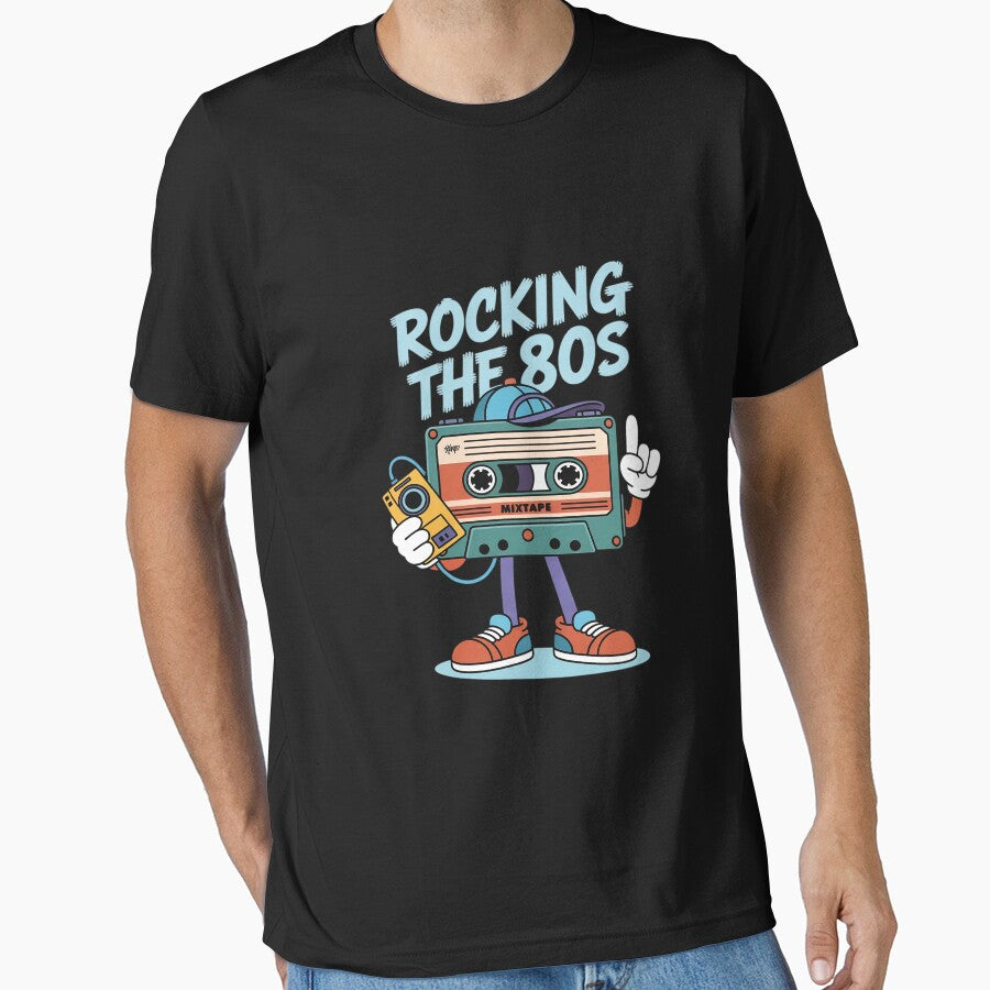 80s Rocking the 80s Mixtape 1980s by RustsyMin T-Shirts, Hoodie, Sweatshirt | BlankRebels.com (Image 1)