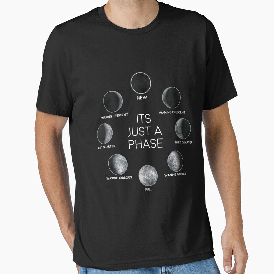 Just A Phase Moon Shirt Lunar Space Gift by ElesaFox Hoodie, Sweatshirt | BlankRebels.com (Image 1)