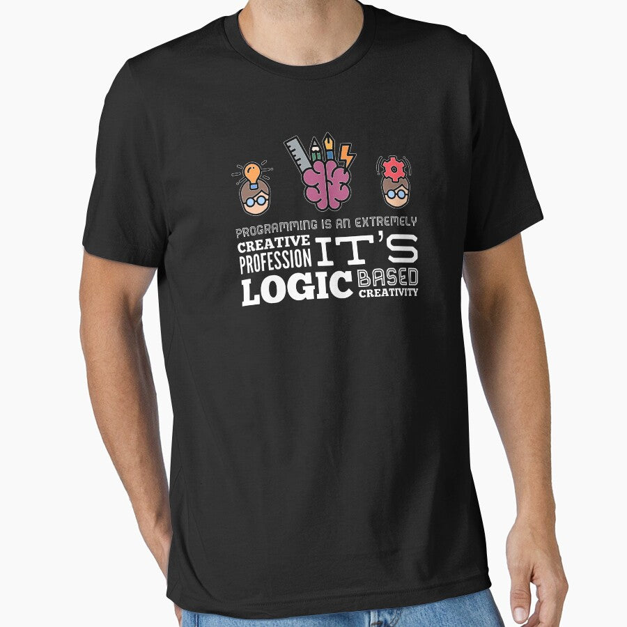 Programming Is An Extremely Creative Profession It's Logic Based Creativity (color white) by Stornu2Ruedas... (Image 1)