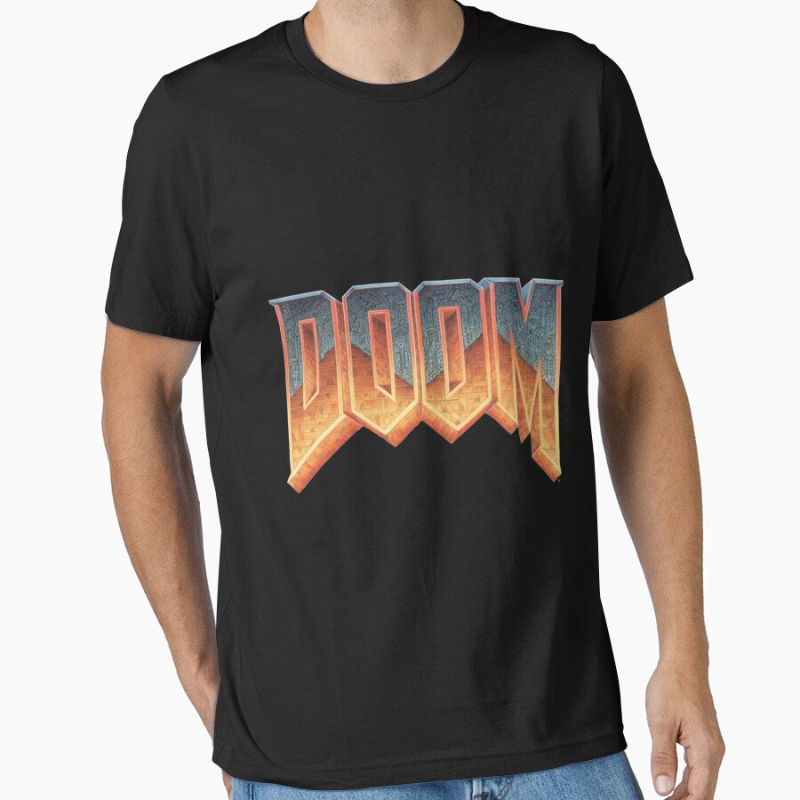 DOOM [Retro Logo 1993] by EmilConnelly T-Shirts, Hoodie, Sweatshirt | BlankRebels.com (Image 1)
