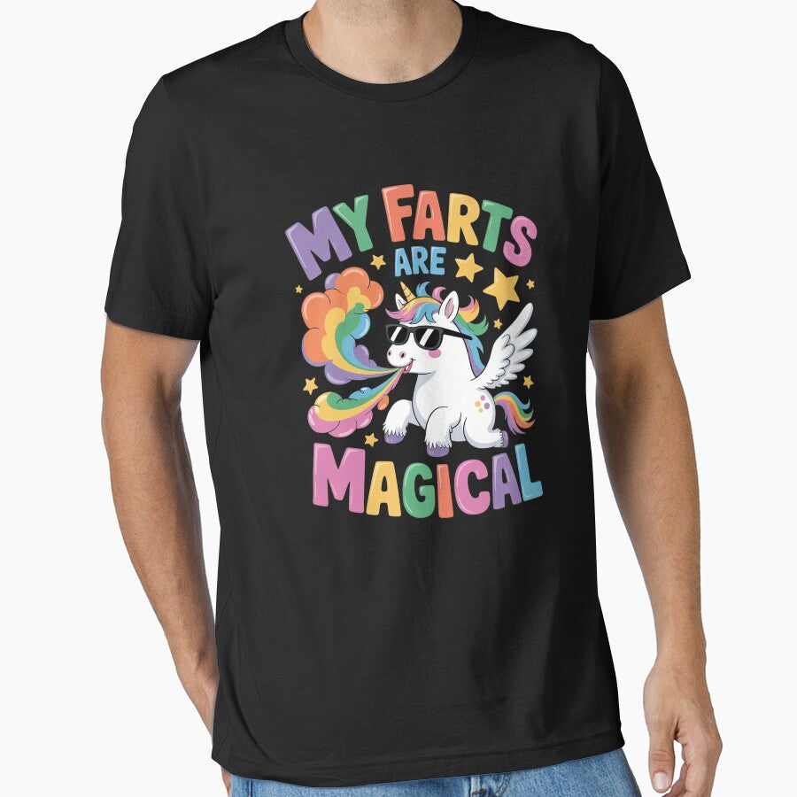 My Farts Are Magical Farting Unicorn Rainbow Gag Squad by angolinnArt T-Shirts, Hoodie, Sweatshirt (Image 1)