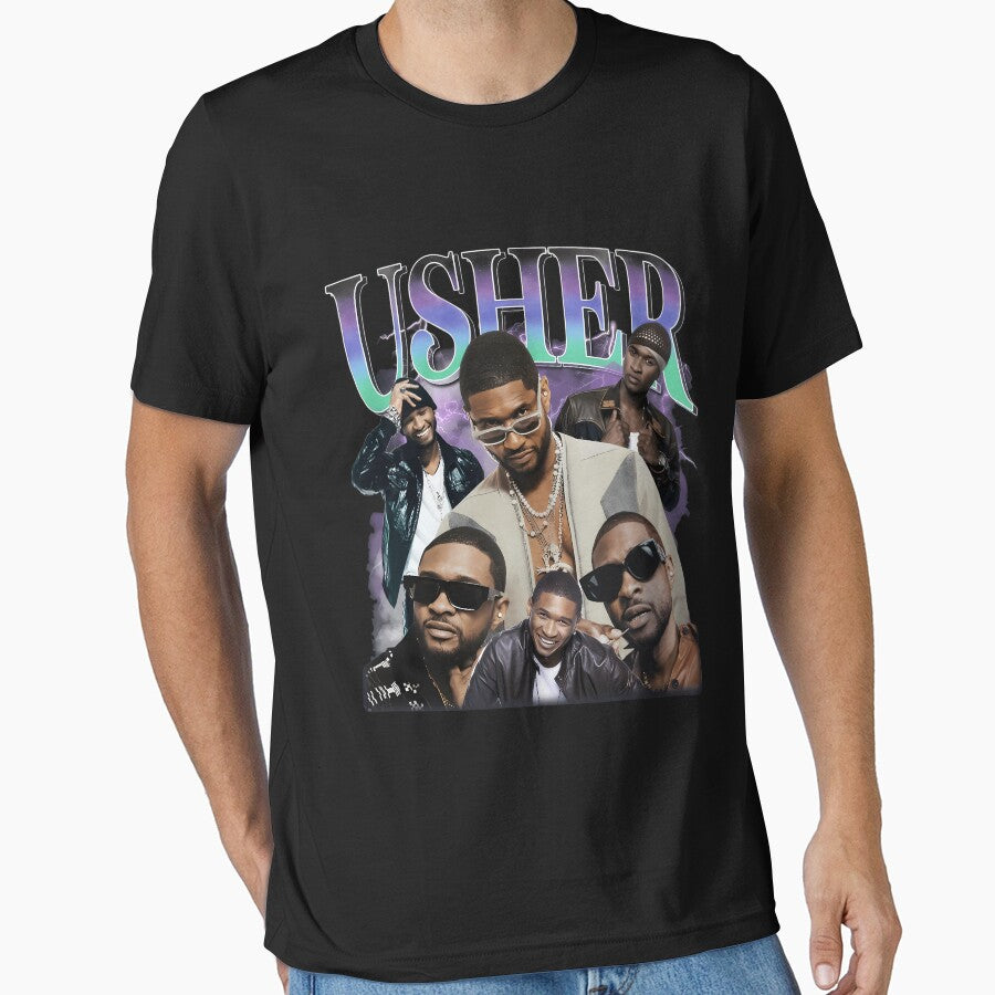 Usher Rap Retro by ThongsaiThongsa T-Shirts, Hoodie, Sweatshirt | BlankRebels.com (Image 1)