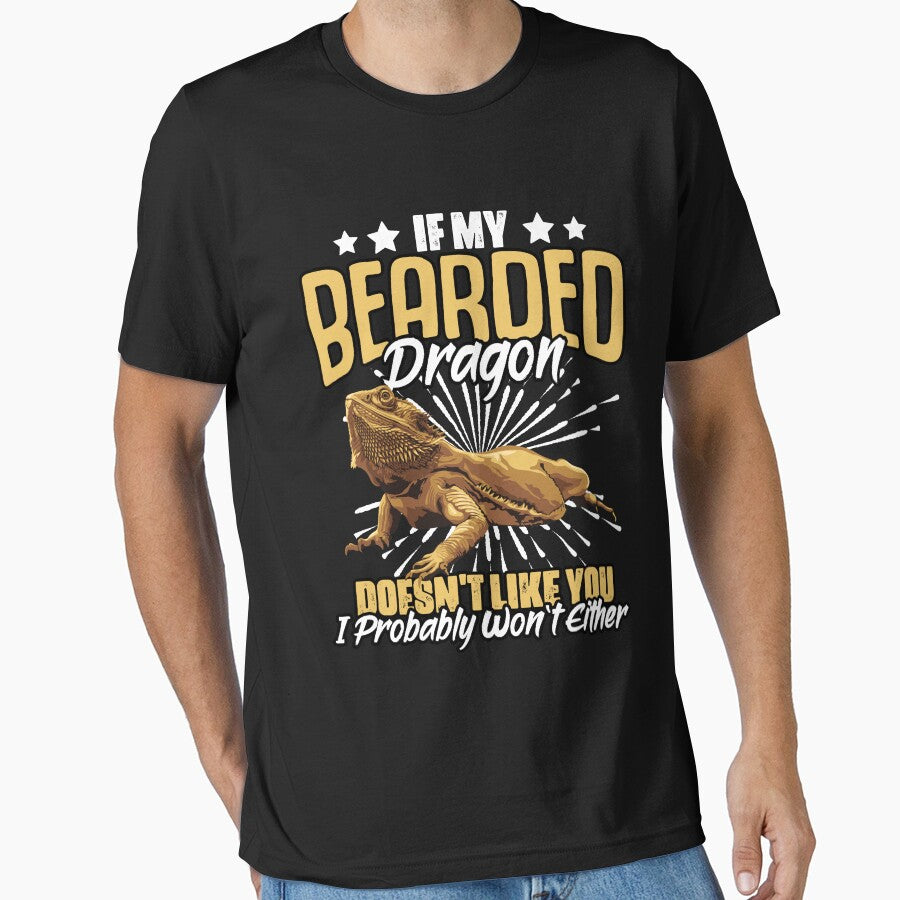 Funny Bearded Dragon Owner For Lizard Fans Reptile Pet Lover by Nessshirts T-Shirts, Hoodie, Sweatshirt (Image 1)