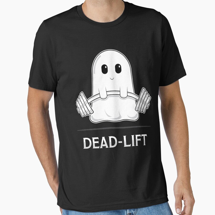 Dead Lift  Funny Ghost Cartoon For Weight by CECINBROOK12 T-Shirts, Hoodie, Sweatshirt | BlankRebels.com (Image 1)