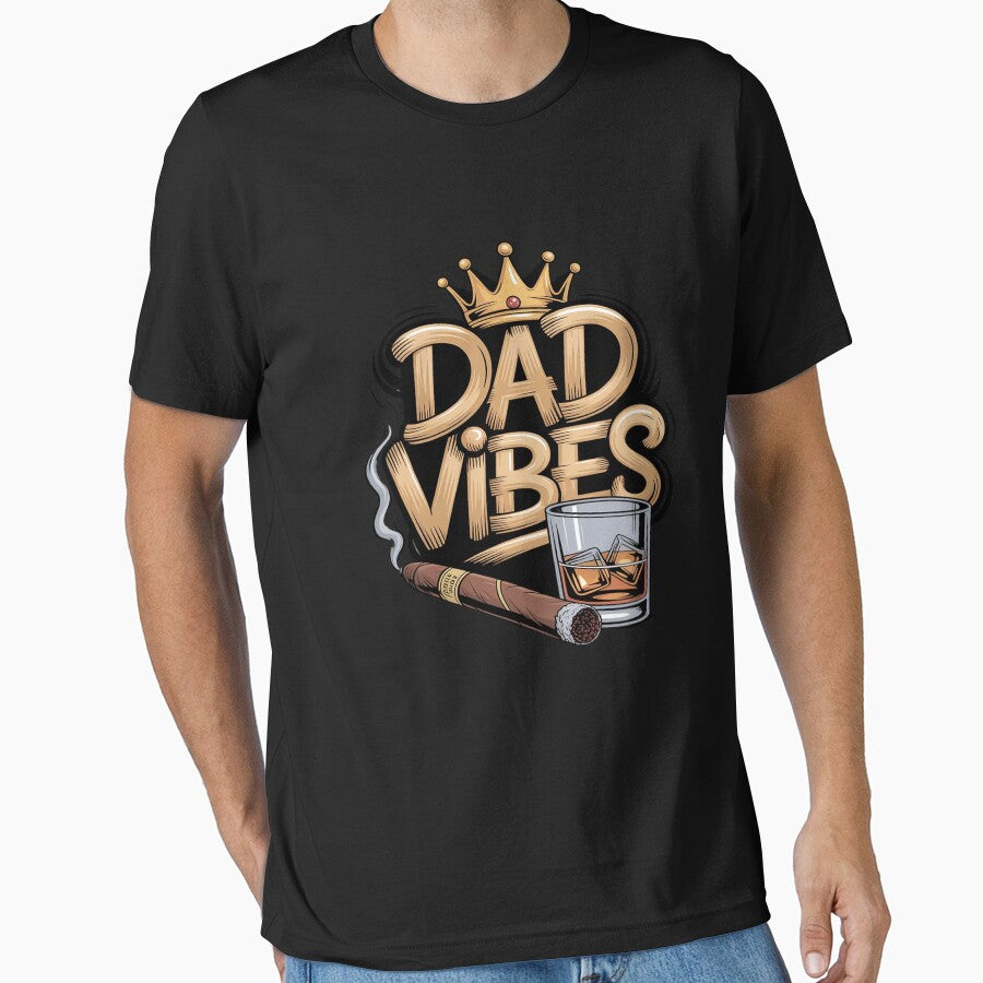 Dad Vibes  Father's Day by SonForTrek1990 T-Shirts, Hoodie, Sweatshirt | BlankRebels.com (Image 1)