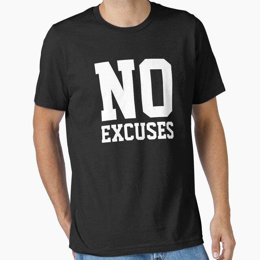 No Excuses Workout Motivational T Shirts by JustMindBlowing Hoodie, Sweatshirt | BlankRebels.com (Image 1)