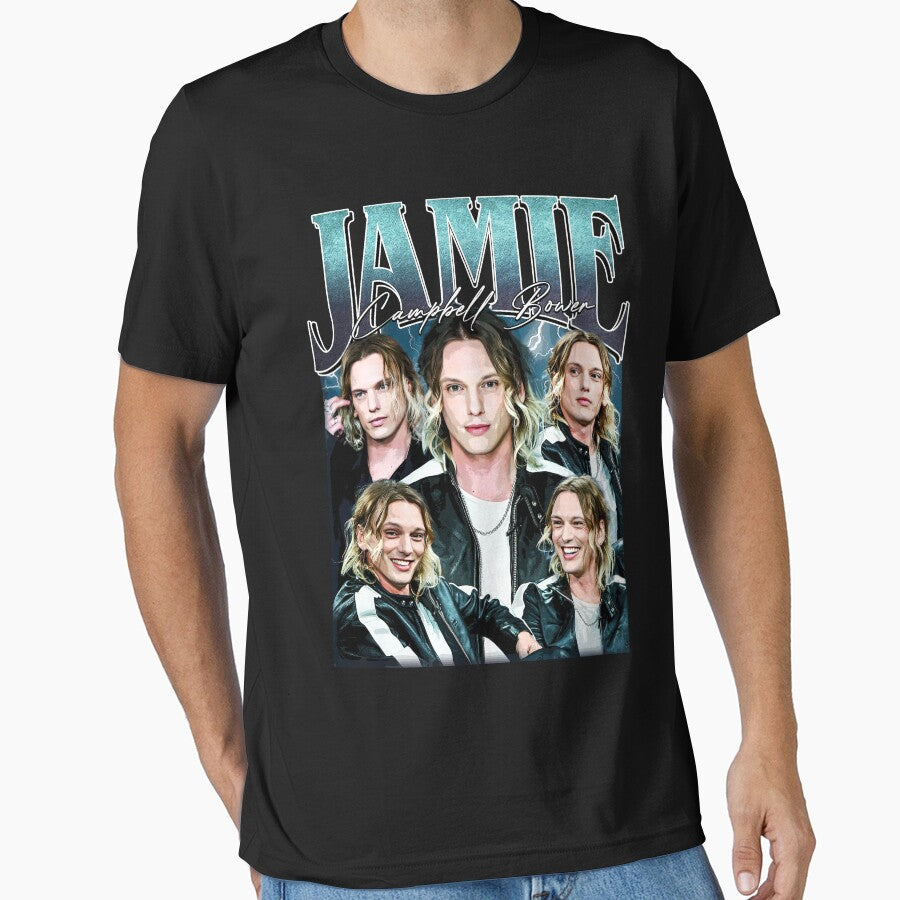 Jamie Campbell Bower Upside Vintage by WilliamKAlmon T-Shirts, Hoodie, Sweatshirt | BlankRebels.com (Image 1)
