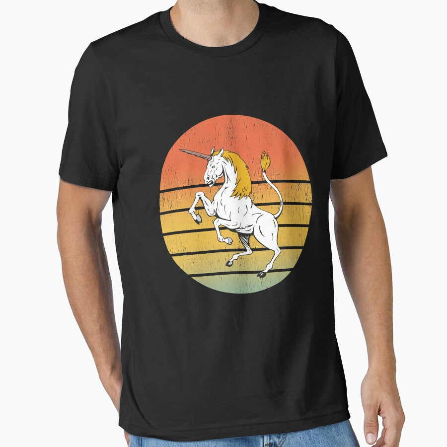 White Unicorn Vintage by OneTimeEngineer T-Shirts, Hoodie, Sweatshirt | BlankRebels.com (Image 1)