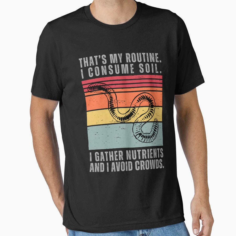 Earthworm Retro Sunset by AussieWonders T-Shirts, Hoodie, Sweatshirt | BlankRebels.com (Image 1)