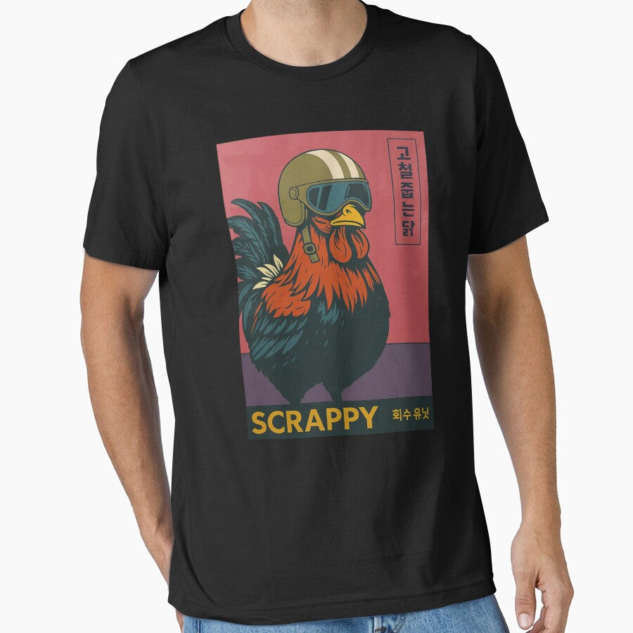 ARC Raiders Scrappy the Rooster Game Fan Art by HeatherGenz T-Shirts, Hoodie, Sweatshirt | BlankRebels.com (Image 1)