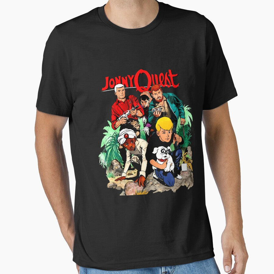 JHONNY QUEST RETRO ANIMATED ILLUSTRATION Classic by keradora T-Shirts, Hoodie, Sweatshirt | BlankRebels.com (Image 1)