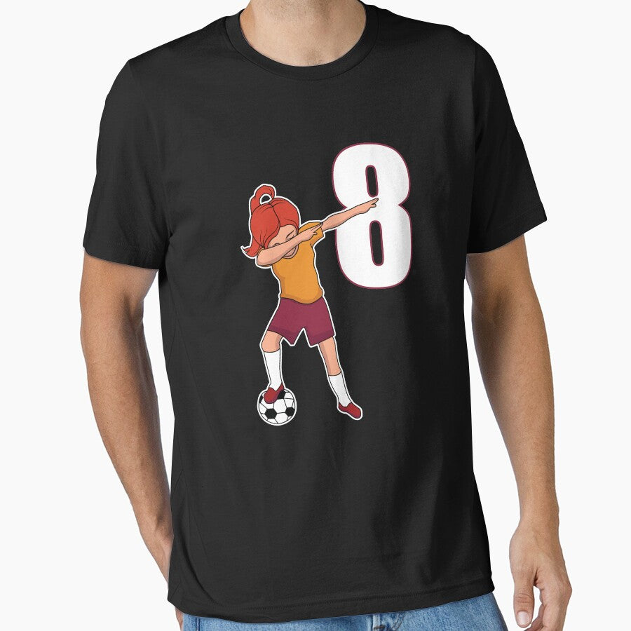 Awesome Soccer Player Number 8 Soccer Athlete Athletic Sports Team by VollLaser