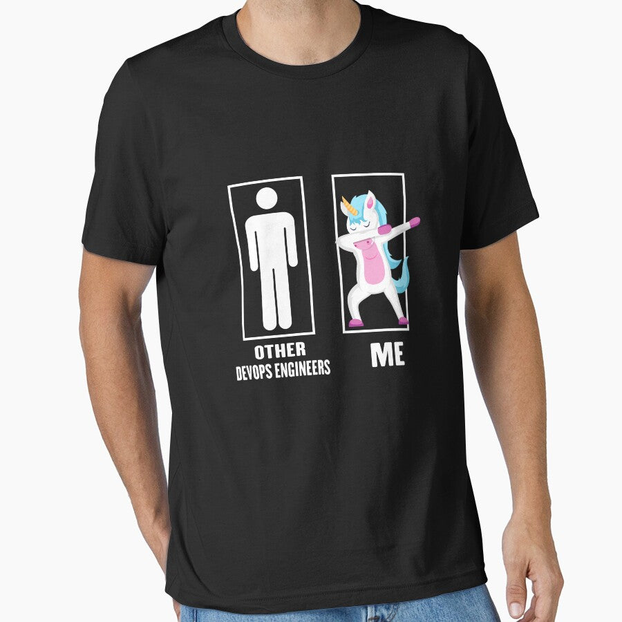 Funny Unicorn Dabbing Other Devops engineer Me,Other Devops engineer Me Funny Unicorn Dabbing, Devops engineer... (Image 1)