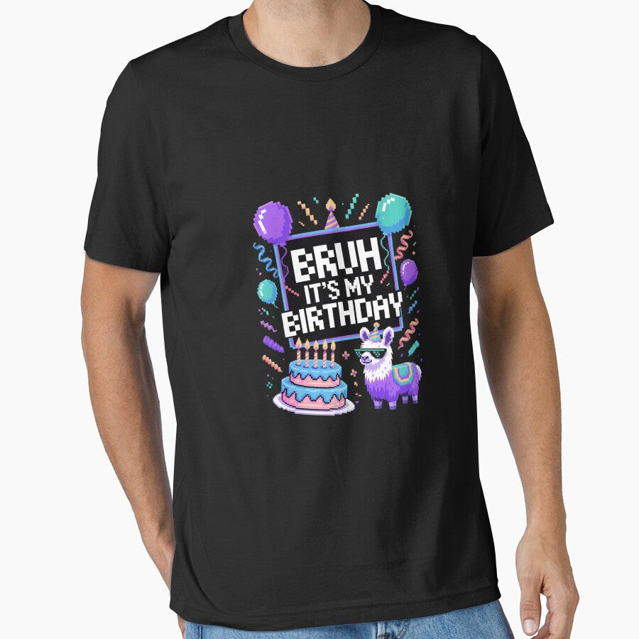 Bruh Its My Birthday Llama Pinata Boy Girl Family Party Bday 13 by AquaKiev T-Shirts, Hoodie, Sweatshirt (Image 1)