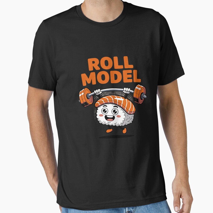 Funny Sushi Roll Model Gym Workout Fitness by HORIZBoutique T-Shirts, Hoodie, Sweatshirt | BlankRebels.com (Image 1)