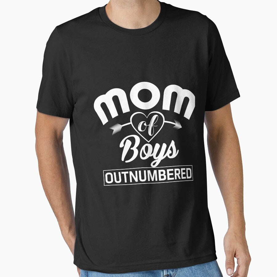 Mom of Boys outnumbered by WorldOfTeesUSA T-Shirts, Hoodie, Sweatshirt | BlankRebels.com (Image 1)