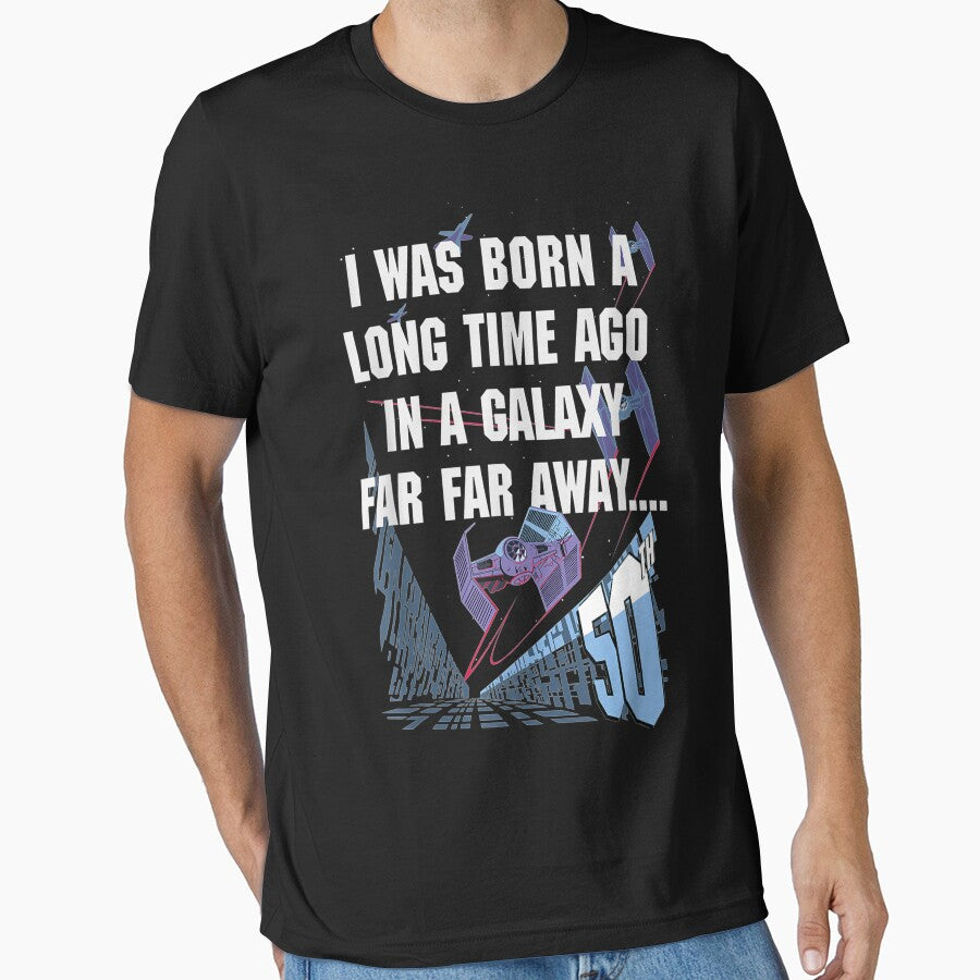 I Was Born A Long Time Ago 50Th Birthday Portrait by HillyArts T-Shirts, Hoodie, Sweatshirt | BlankRebels.com (Image 1)