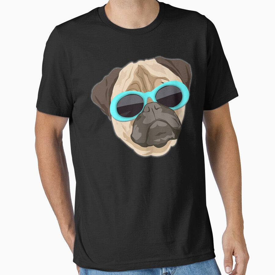 Funny Clout Goggles Pug Dog EDM Copy by IanSummer53 T-Shirts, Hoodie, Sweatshirt | BlankRebels.com (Image 1)