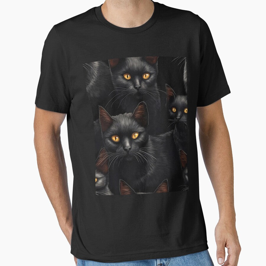 Black Cats by pinkal T-Shirts, Hoodie, Sweatshirt | BlankRebels.com (Image 1)