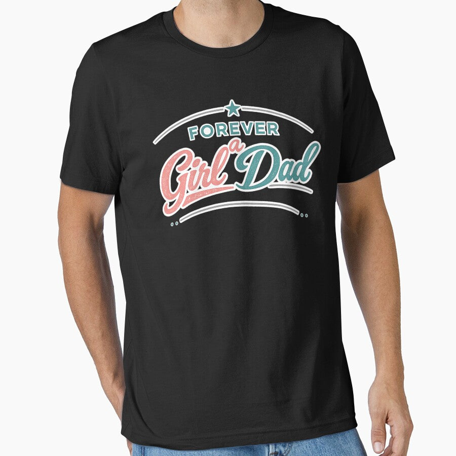 Forever a Girl and Dad -- Dad Gift by Total Tee Design Hoodie, Sweatshirt | BlankRebels.com (Image 1)