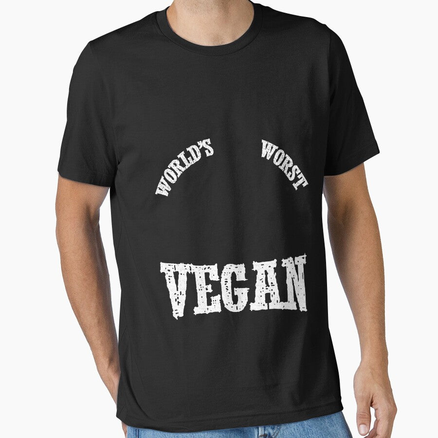 Word's Worst Vegan by Mill8ion T-Shirts, Hoodie, Sweatshirt | BlankRebels.com (Image 1)