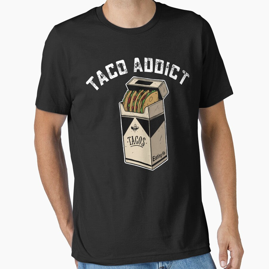 Taco Addict | Taco Tuesday print by OneEyedCap T-Shirts, Hoodie, Sweatshirt | BlankRebels.com (Image 1)